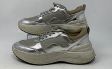 Load image into Gallery viewer, Zara Basic Womens Gray Silver Low Top Lace-Up Running Sneaker Shoes Size 39