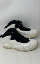 Load image into Gallery viewer, Nike Mens Air Jordan 10 Retro 310805-104 White Black Sneaker Shoes Size 9.5