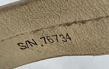 Load image into Gallery viewer, Authentic Tory Burch Womens Miller Cream Leather Thong Sandals Size 9.5M Stained