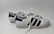 Load image into Gallery viewer, Adidas Womens Superstar C77154 White Black Lace-Up Low Top Sneakers Shoes Sz 7.5