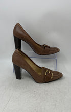 Load image into Gallery viewer, Michael Kors Womens Brown Slip-On High Block Pump Heels Size 8.5M