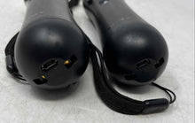 Load image into Gallery viewer, Set Of 2 Sony CECH-ZCM2U Black Motion Controllers For PlayStation 4 Not Tested