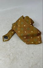 Load image into Gallery viewer, Trussardi Mens Yellow Printed Adjustable Formal Designer Tie