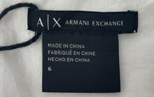 Load image into Gallery viewer, Authentic Armani Exchange Womens White Sleeveless Fit & Flare Dress Size 6