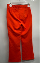 Load image into Gallery viewer, Zara Womens Orange Flat Front Stretch Bootcut Leg Trouser Pants Size XS