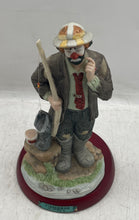 Load image into Gallery viewer, Flambro Emmett Kelly Jr. The Fisherman Collectible Porcelain Figurine