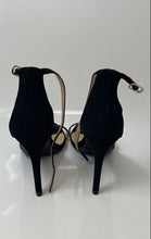 Load image into Gallery viewer, Dream Pairs Womens Karrie Black Open Toe Adjustable Ankle Strap Heels Size 9.5