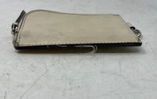 Load image into Gallery viewer, Calvin Klein Womens Cream Textured Leather Corner Zip Lined Wristlet Wallet
