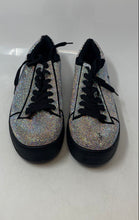 Load image into Gallery viewer, Cape Robbin Womens Black Rhinestone Low Top Lace-Up Sneaker Shoes Size 11