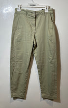 Load image into Gallery viewer, Banana Republic Womens Olive Green Barrel Leg Trousers Pants Size 4 w/ Tag