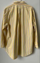 Load image into Gallery viewer, Ralph Lauren Mens Yellow Long Sleeve Classic Fit Dress Shirt Size 17.5 32/33