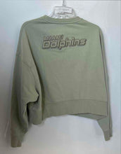 Load image into Gallery viewer, Pro Standard Luxury Athletic Womens Green NFL Miami Dolphins Sweatshirt Size XS