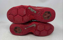 Load image into Gallery viewer, Nike Mens LeBron 12 Low Red Silver Lace-Up Low Top Sneaker Shoes Size 11