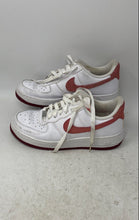 Load image into Gallery viewer, Nike Womens Air Force 1 07 FQ7626-100 White Red Tennis Sneaker Shoes Size 8