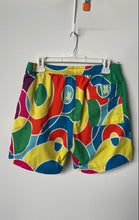 Load image into Gallery viewer, Psycho Bunny Mens Multicolor Printed Drawstring Waist Darwin Swim Shorts Size M