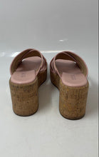 Load image into Gallery viewer, Michael Kors Womens Cary Pink Leather Slip-On Wedge Slide Sandals Size 5.5