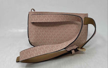 Load image into Gallery viewer, Michael Kors Womens Pink Monogram Print Leather Adjustable Strap Fanny Pack Bag