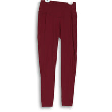 Load image into Gallery viewer, Victoria's Secret Womens Deep Red Stretch Sports Compression Leggings Size S