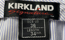 Load image into Gallery viewer, Kirkland Signature Mens Khaki Slash Pockets Pleated Front Dress Pants Size 36x34
