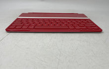 Load image into Gallery viewer, Logitech Red Bluetooth Portable Ultra Thin Keyboard Cover Case Untested