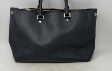 Load image into Gallery viewer, Michael Kors Womens Sutton Black Leather Top Handle Satchel Handbag
