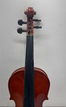 Load image into Gallery viewer, Burswood Brown Right-Handed 4 String Acoustic Violin With Bow In Case