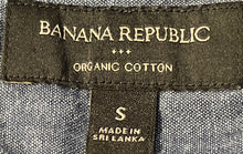 Load image into Gallery viewer, Banana Republic Mens Blue Red Leaf Print Cotton Short Sleeve Button-Up Shirt S