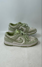 Load image into Gallery viewer, Nike Womens Dunk Low SE DQ7579-300 White And Green Round Toe Sneakers Shoes Sz 9