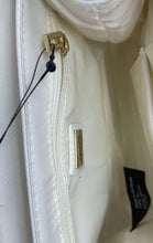 Load image into Gallery viewer, Guess Womens White Signature Print Inner Pocket Chain Strap Top-Handle Handbag