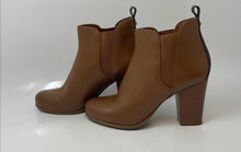 Load image into Gallery viewer, Michael Kors Womens Evaline Brown Leather Pull-On Chelsea Boots Size 9M