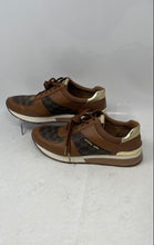 Load image into Gallery viewer, Michael Kors Womens Brown Low Top Lace-Up Luxury Sneaker Shoes Size 10M