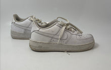 Load image into Gallery viewer, Nike Kids Air Force 1 Low 314192-117 White Low Top Lace-Up Sneaker Shoes Size 4Y
