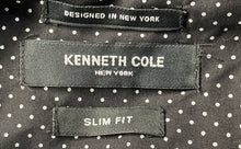 Load image into Gallery viewer, Kenneth Cole New York Mens Black Short Sleeve Slim Fit Button-Up Shirt Size XXL