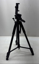 Load image into Gallery viewer, Regetek Black 3-Way Pan Head Leg Angle Adjustment Portable Tripod For Camera