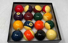 Load image into Gallery viewer, Japer Bees Multicolor Playing Indoor Game 16-Pieces Billiard Pool Balls Box Set