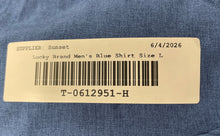 Load image into Gallery viewer, Lucky Brand Mens Blue 4 Way Stretch Long Sleeve Dress Shirt Size L 16-16.5