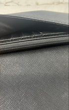 Load image into Gallery viewer, GBG Womens Black Leather Inner Pockets Flap Travel Mini Clutch Wallet
