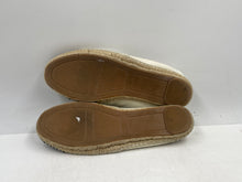 Load image into Gallery viewer, Authentic Tory Burch Womens White Black Slip-On Espadrille Flats Size 11M Worn