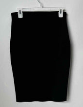 Load image into Gallery viewer, Express Womens Black Regular Fit Pull-On Straight & Pencil Skirt Size S