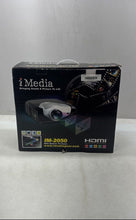 Load image into Gallery viewer, iMedia Model IM-2050 Black Home Theater HDMI Multimedia LCD Projector Not Tested