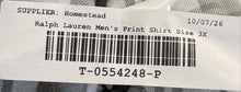 Load image into Gallery viewer, Lauren Ralph Lauren Womens White Gray Plaid Double Pockets Button-Up Shirt Sz 3X