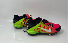 Load image into Gallery viewer, Nike Womens HyperDiamond 684696-610 Multicolor Strike Metal Softball Cleats 7.5