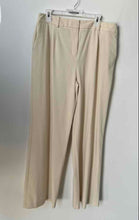 Load image into Gallery viewer, Calvin Klein Womens Beige Pleated Front Wide-Leg Trouser Pants Size 14