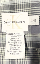 Load image into Gallery viewer, Calvin Klein Jeans Mens Multicolor Printed Long Sleeve Button-Up Shirt Size L