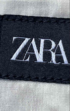 Load image into Gallery viewer, Zara Womens Brown Beige Zebra Print Cotton Cropped Blouse Top Size S With Tag
