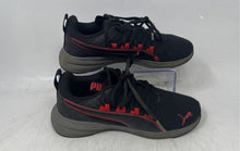 Load image into Gallery viewer, Puma Boys Escapade 399051-02 Black Red Lace-Up Low Top Sneakers Shoes Size 4