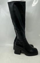 Load image into Gallery viewer, Call It Spring Womens Britnay Black Block Heel Knee-High Bootie Size 7.5M