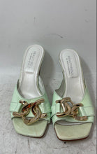 Load image into Gallery viewer, BEAUTIISOLES By Robyn Shreiber Womens Gabriela Green Gold Platform Heels Size 37