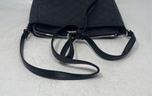 Load image into Gallery viewer, Nine West Womens Black Adjustable Strap Shoulder Crossbody Handbag