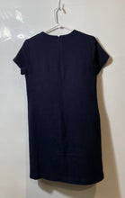 Load image into Gallery viewer, Ann Taylor Womens Blue Short Sleeve Crew Neck Regular Fit Shift Dress Size 2